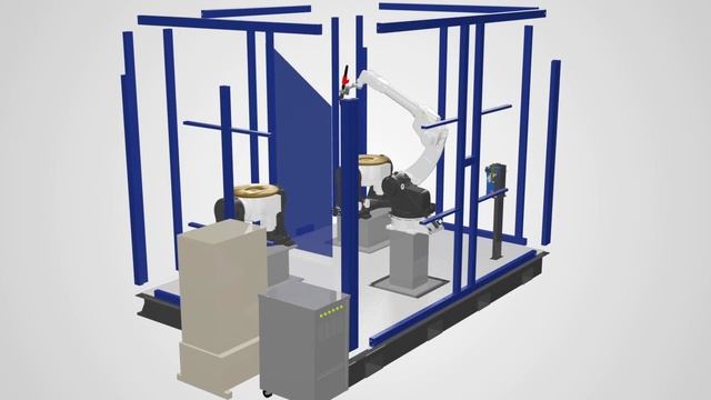 Роботизированная сварочная ячейка СТХ.РСК.TA-1800G3/500AF2/2RJC500 смотреть онлайн