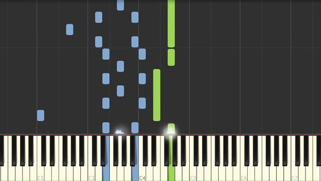 North - Sleeping At Last - Very easy and simple piano tutorial synthesia cover смотреть онлайн