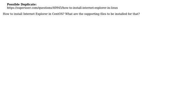 How can I install Internet Explorer in Linux? смотреть онлайн