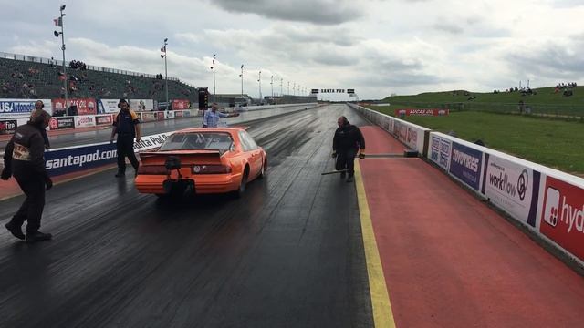 Ford Thunderbird Racecar at Santa Pod 9th July 2016 смотреть онлайн