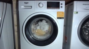 Bush WDNSX86W washer dryer : cotton Eco 60'c standard (Full cycle)