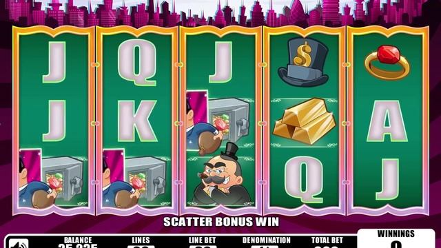 Gold Club Slot Game The Banksters смотреть онлайн