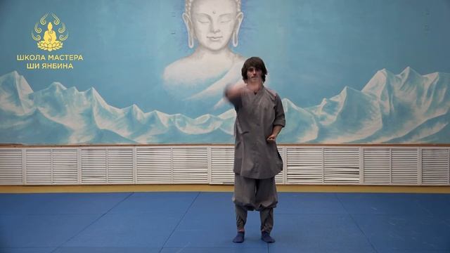 2 цзи Блок предплечьем и удар кулаком пицюань пиджан