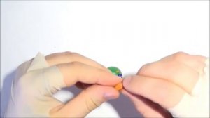 Свинка из Angry Birds из пластики. How to make a piggy (Angry Birds) of polymer clay