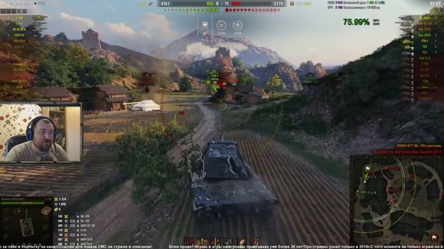Е-100 Мастер на стриме+розыгрыш голды под видео!World of Tanks.михаилиус1000 смотреть онлайн