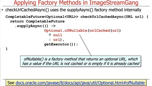 The Java CompletableFuture ImageStreamGang Case Study: Applying Factory Methods смотреть онлайн