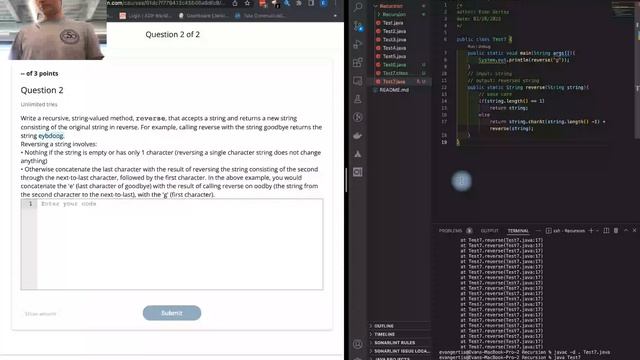 How to reverse a string in Java recursively смотреть онлайн