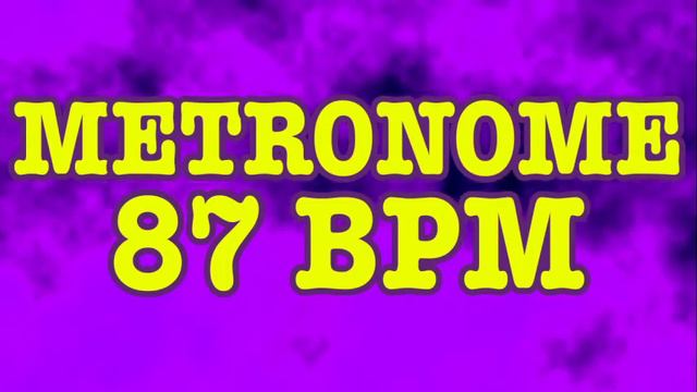 87 BPM Metronome - 10 Minute Metronome - 87BPM Click Track - 10 Minute Timer - Metrónomo 87 BPM смотреть онлайн