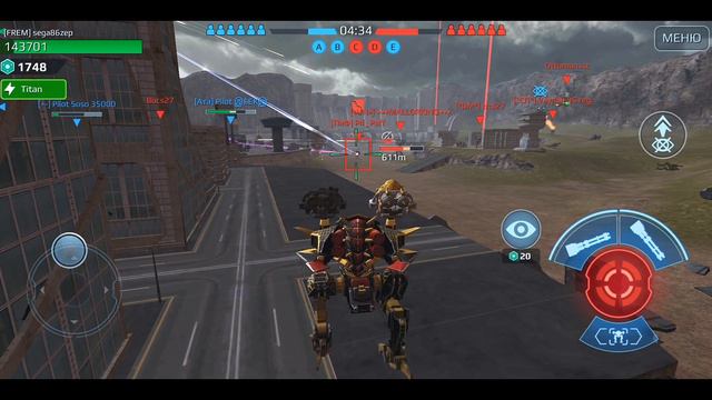 War Robots клан FREM игра двойкой смотреть онлайн