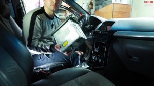 opel astra h дешевый блютуз и громкая связь в штатную магнитолу CD30MP3 всего 1000 рублей.mov