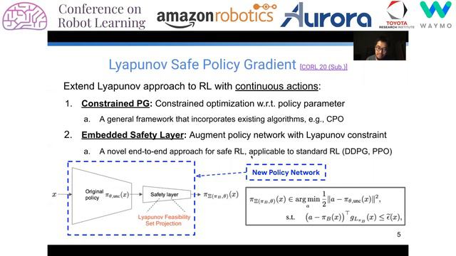 CoRL 2020, Spotlight Talk 171: Safe Policy Learning for Continuous Control смотреть онлайн