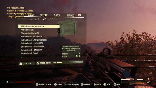 Fallout 76 - Opening 50 ATLAS Donor Provision Rewards смотреть онлайн