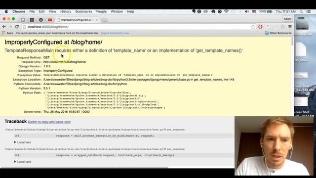Django Class Based Views Uncorked - 4/15 TemplateView смотреть онлайн