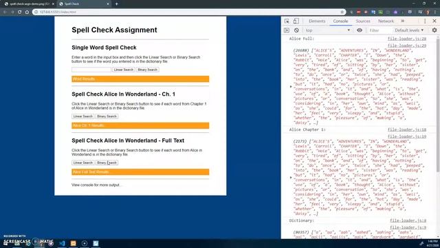Spell Check Asgn Demo смотреть онлайн