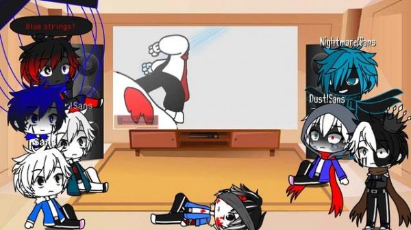 Sans AU react to Fatal Error Sans vs Fatal Error Sonic