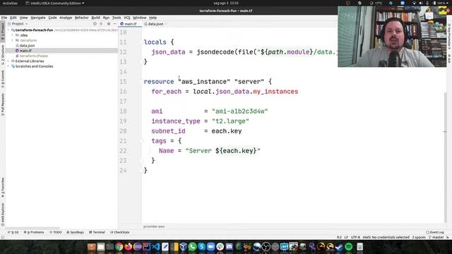 Terraform Foreach смотреть онлайн