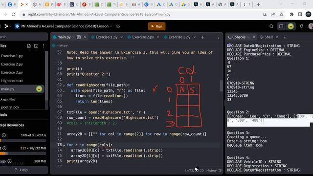 9618 - Python video tutorial Class 6 (Part 2 - Continue Answer for Q5 + Q2 ) - Python tutor смотреть онлайн