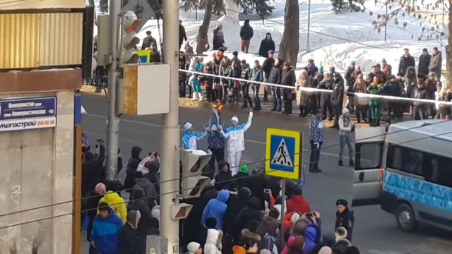 Паралимпийский огонь в Уфе смотреть онлайн