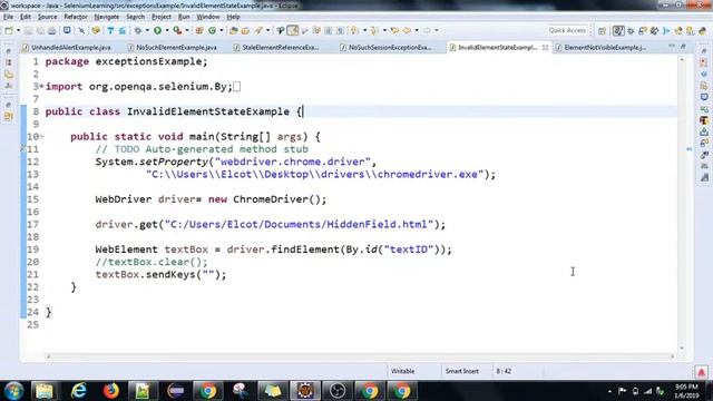 Selenium Exceptions Explained | Tamil | Why is it Happening? | Finding the reason behind Exceptions смотреть онлайн