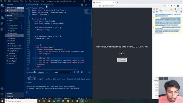 React Tutorial Basics! 2021 (useState, props, fetching data) смотреть онлайн