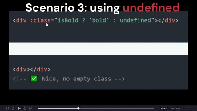 Avoid Empty Class in Vue with Null ? ? смотреть онлайн