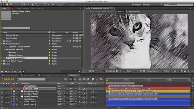 Pencil Sketch Effect Tutorial (Turn Footage to Animated Drawing) - After Effects смотреть онлайн