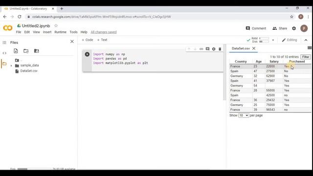 How to import your .CSV datasets in Python for Machine Learning смотреть онлайн