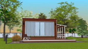 Проект дома 5 на 9 | Планировка 45 квадратов "Альтер 1"