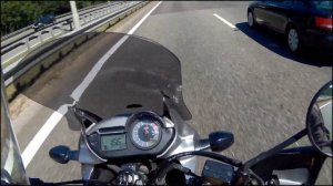 Максимальная скорость Honda Transalp 700 (Top speed of Honda Transalp 700). Киев, RideRental