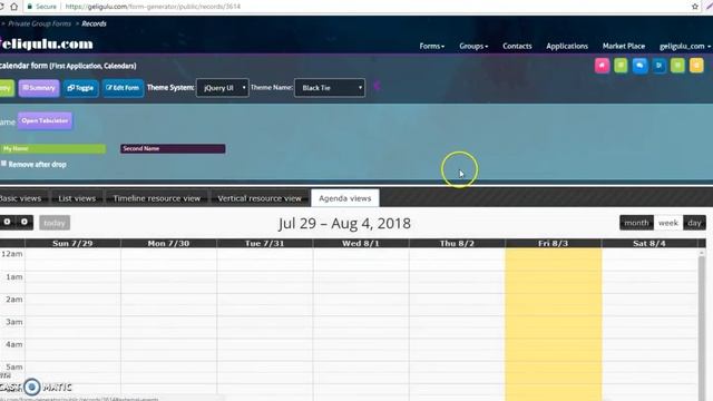 Full Calendar смотреть онлайн