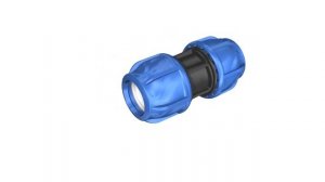 Соединение ПНД трубы с компрессионным фитингом