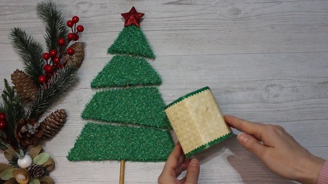 ?НОВОГОДНИЕ ПОДЕЛКИ СВОИМИ РУКАМИ. НОВОГОДНЯЯ КОМПОЗИЦИЯ. Новогодний декор своими руками 2023. DIY? смотреть онлайн