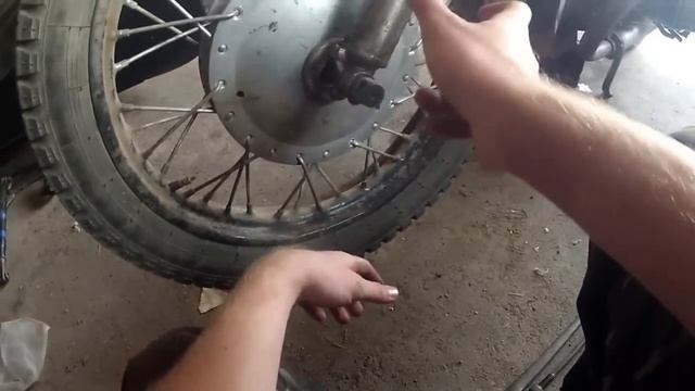 Ч.1/5 Полная переборка вилки мотоцикла Днепр от А до Я. Как разобрать вилку мотоцикла МТ. смотреть онлайн