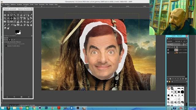 tutorial fotomontaggio con GIMP смотреть онлайн