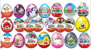 100 Surprise eggs Unboxing Kinder Surprise Маша и Медведь My Little Pony BMW Chupa Chups