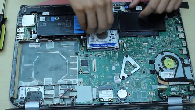 Dell Inspiron 15z 15z-5523 Disassembly Remove Motherboard/fan/hard Drive Etc
