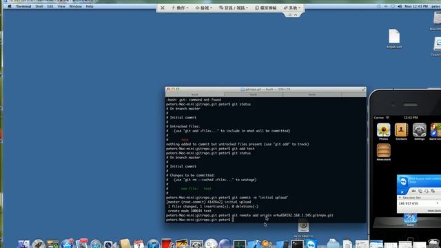如何在Mac建立一個Git Server讓多個Git Clients可以共同進行版本控制 смотреть онлайн