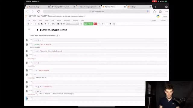 Introduction to Python with Jupyter Notebook смотреть онлайн