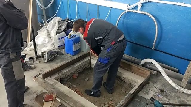 Как сделать фундамент для промышленной стиральной машины смотреть онлайн