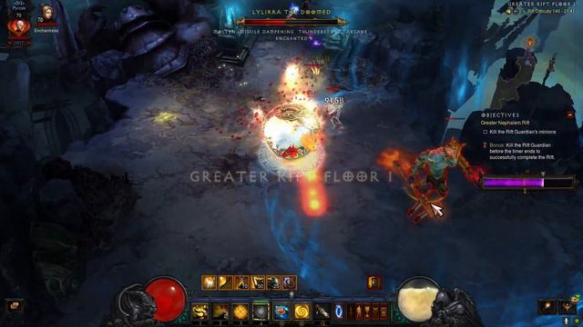 Diablo 3 Season 26 - Earth Ally Inna Monk GR 140 (1.6k para, solo-play only) смотреть онлайн
