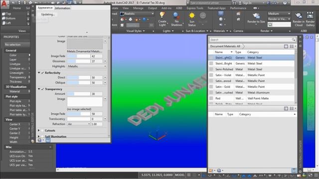 MText 3D Object In AutoCAD смотреть онлайн