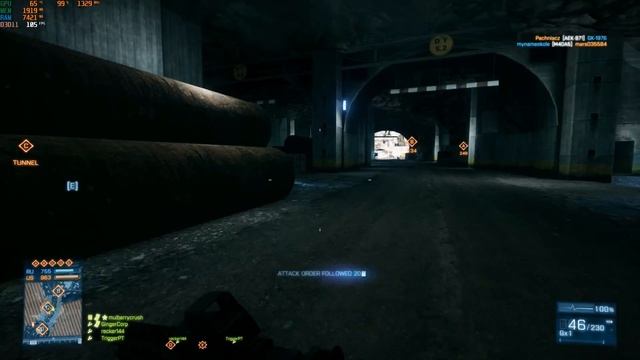 Battlefield 3 Damavand Peak Conquest Nvidia GTX970 Ultra FPS смотреть онлайн