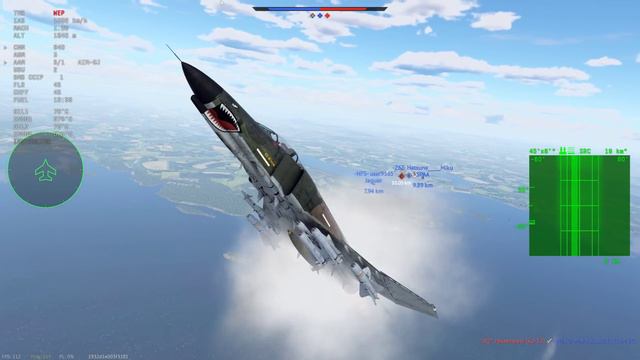 USA Top Tier Combo || M1A2 Abrams & F-4E Phantom II (War Thunder) смотреть онлайн