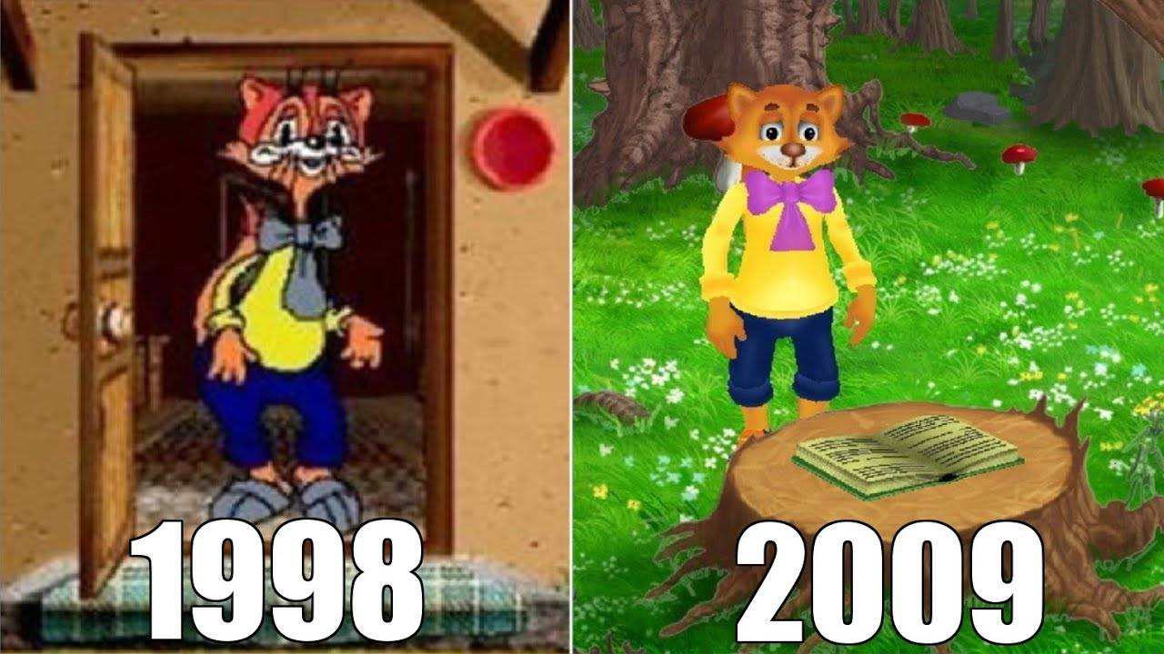 Эволюция серии игр Кот Леопольд [1998-2009] смотреть онлайн