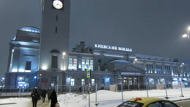 21.02.2021. Россия. Москва. Киевский вокзал смотреть онлайн