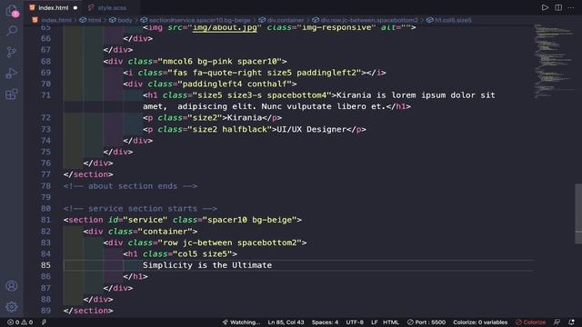 Responsive Personal Portfolio Website Using HTML CSS SASS SCSS JavaScript смотреть онлайн