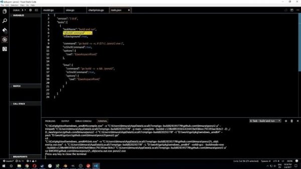 VS Code: Build and Launch with Tasks