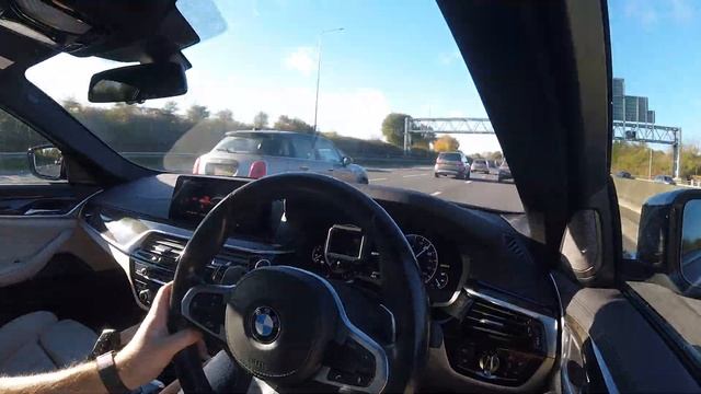 2019 BMW 530E DRIVING POV/REVIEW // OUT OF BATTERY!!!