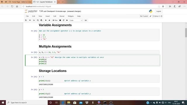 Variables and data types in Python | Data Science & ML | part 1 смотреть онлайн