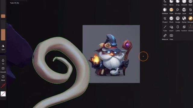 Fire mage Speed Sculpt On The iPad | Nomad part 2 смотреть онлайн